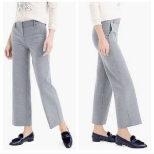 J. Crew Peyton Wide Leg Pant in Heather Gray Size 14 Tall